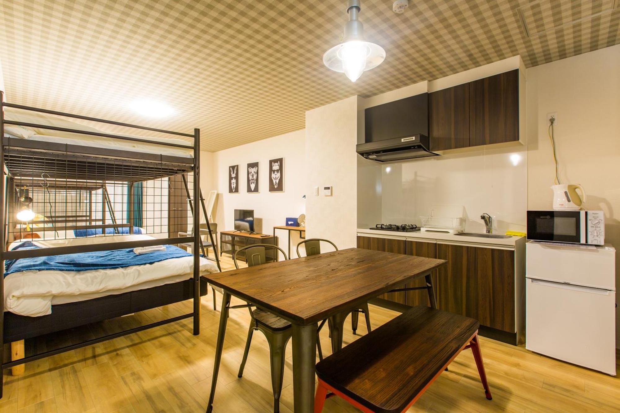 Apartamento Sky Living Namba Osaka Habitación foto